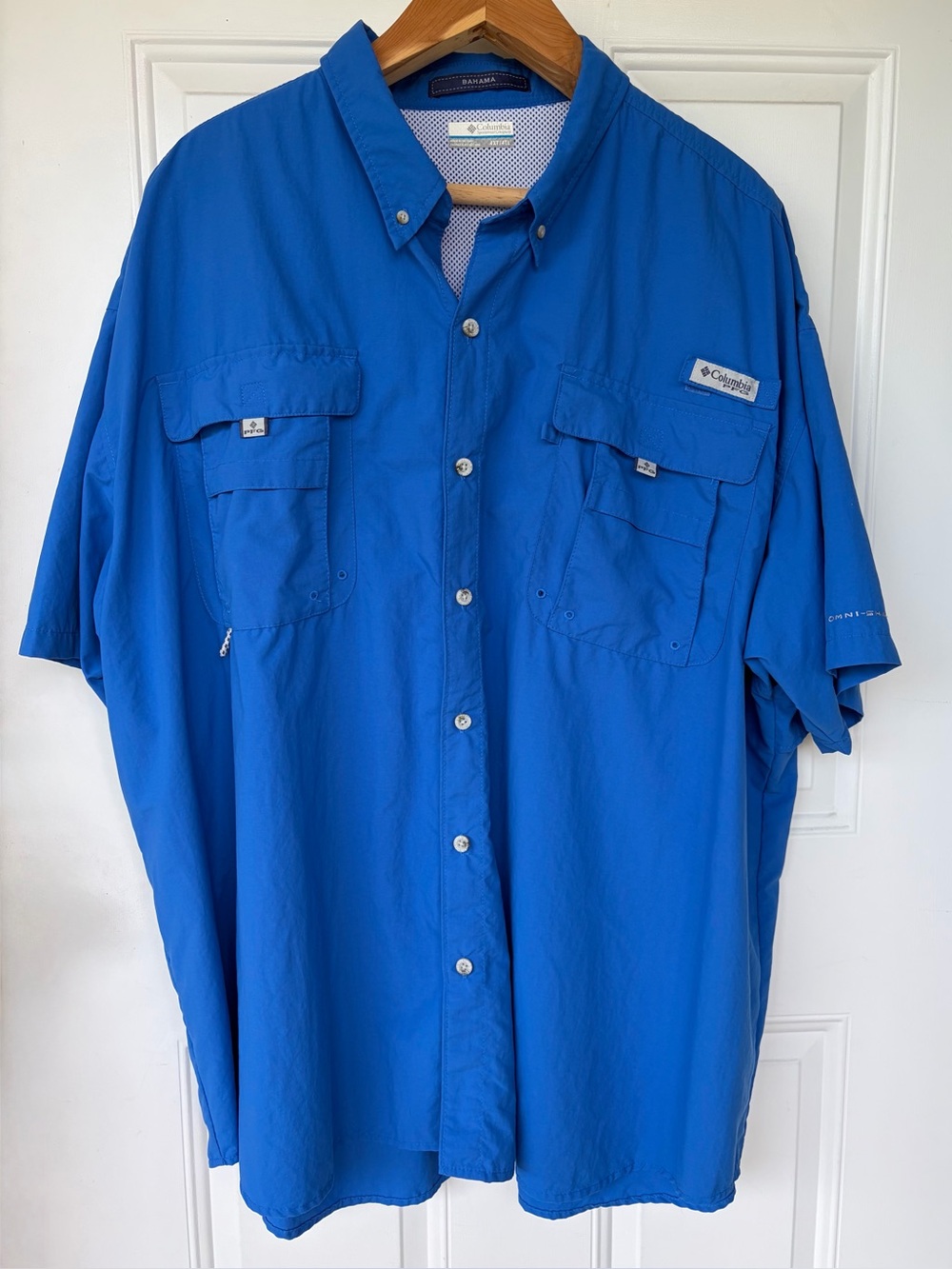 •Columbia• Men’s PFG Bahama II Short Sleeve Fishing Shirt - Size 4XL Tall